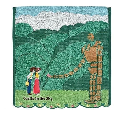 Ghibli - Le Château dans le ciel - Mini Serviette Robot Soldat 34X36cm