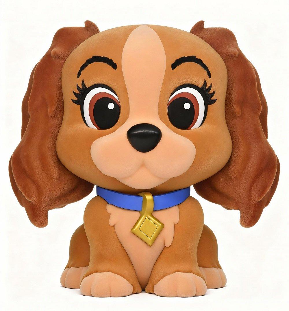 Disney - La Belle et le Clochard - Tirelire Lady (Flocked) 20cm