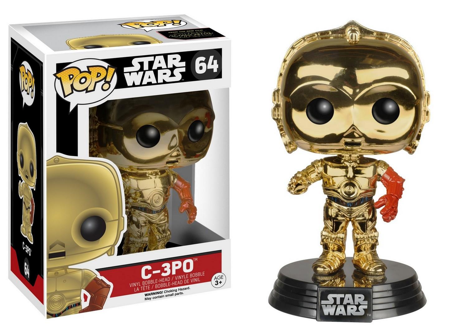 Funko Pop! Star Wars: Episode VII - The Force Awakens - C-3PO (Gold Chrome)