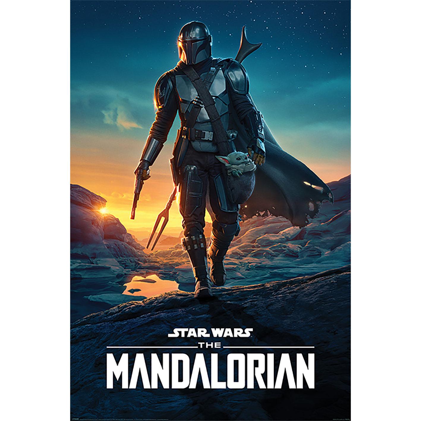 PL 33 - Star Wars: The Mandalorian (Nightfall) - Maxi Poster 91x61cm