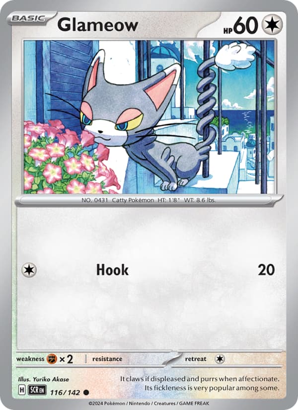 Glameow 116 Scarlet & Violet Stellar Crown EN