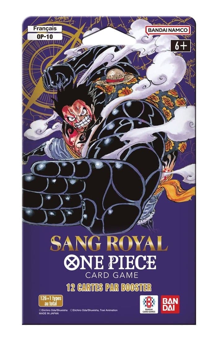 One Piece Card Game - Pack de Booster Blister OP-10 Sang Royal (1 Booster aléatoire) - FR