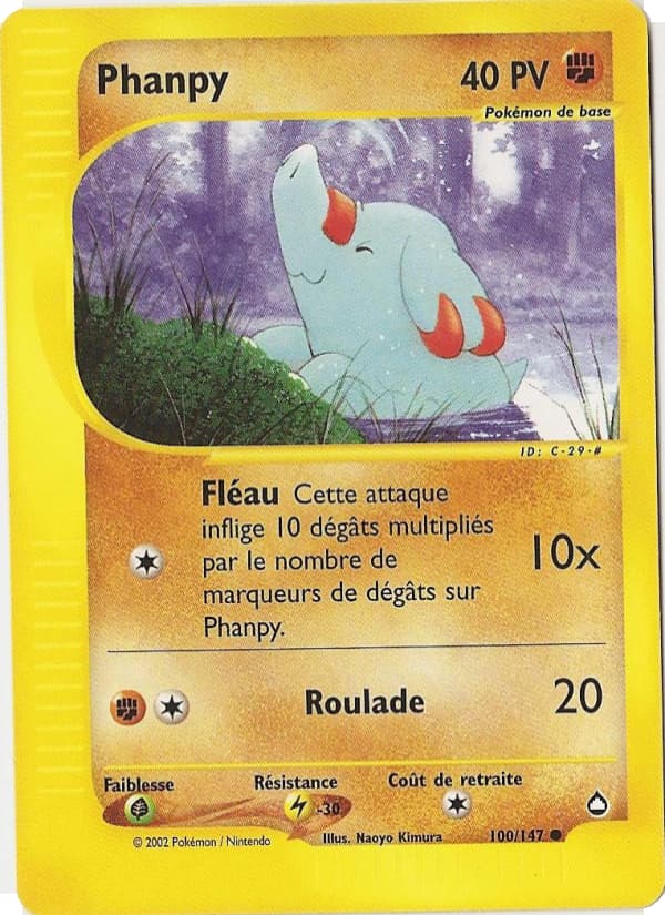 Phanpy 100 Pokémon-e Aquapolis