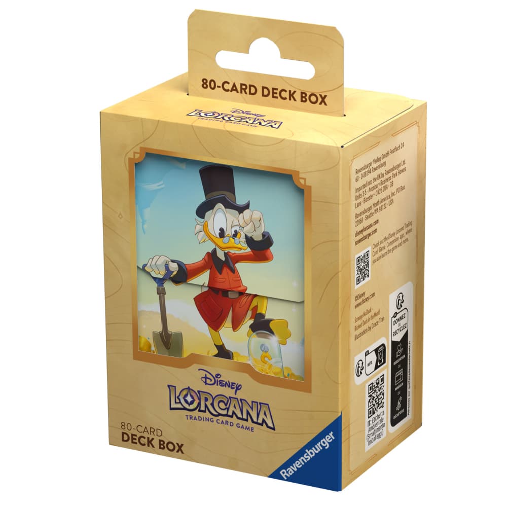 Disney Lorcana JCC : Les Terres d\'Encres - Boîte de deck de 80 cartes Balthazar Picsou