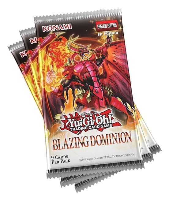 Yu-Gi-Oh! JCC - Pack de 3 Boosters Blazing Dominion (Blister cartonné) - FR