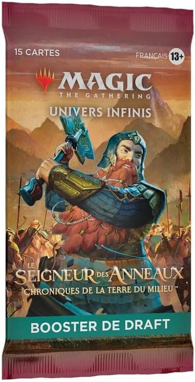 Magic: The Gathering -  Booster de Draft Le Seigneur des Anneaux : Chroniques de la Terre du Milieu - FR