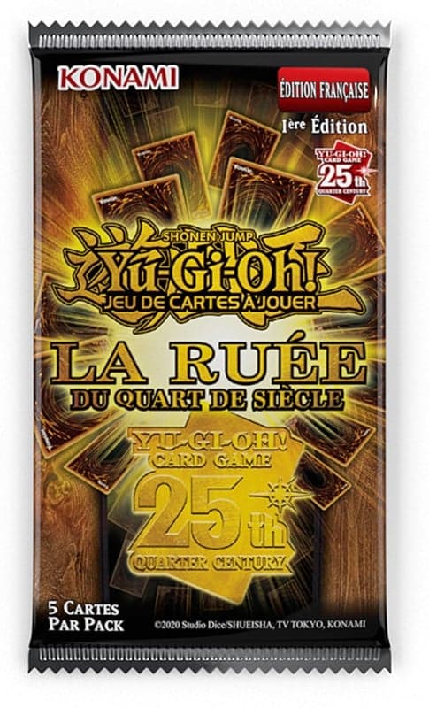 Yu-Gi-Oh! JCC - Pack de Booster La Ruée du Quart de Siècle - FR