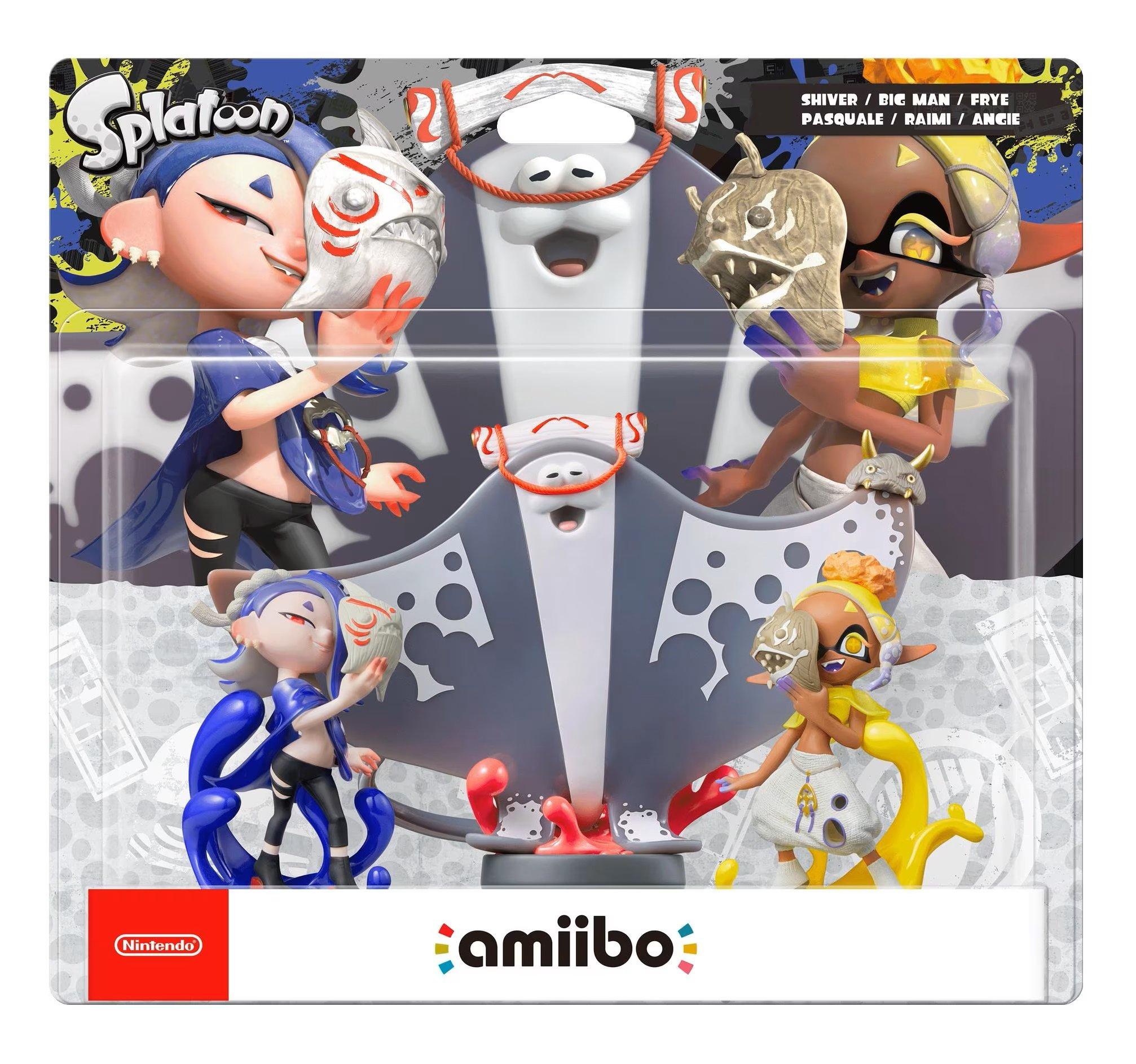 Amiibo 3-Pack Pasquale / Raimi / Angie - Splatoon Collection