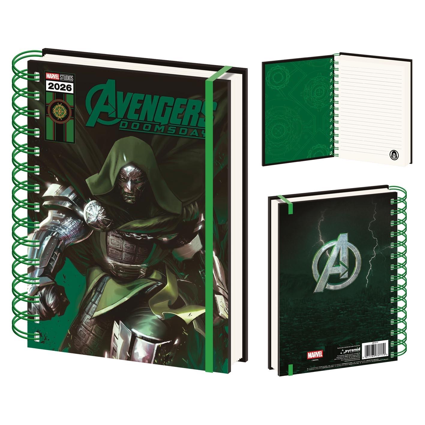 Avengers Doomsday - Carnet A5 lenticulaire 3D Docteur Fatalis
