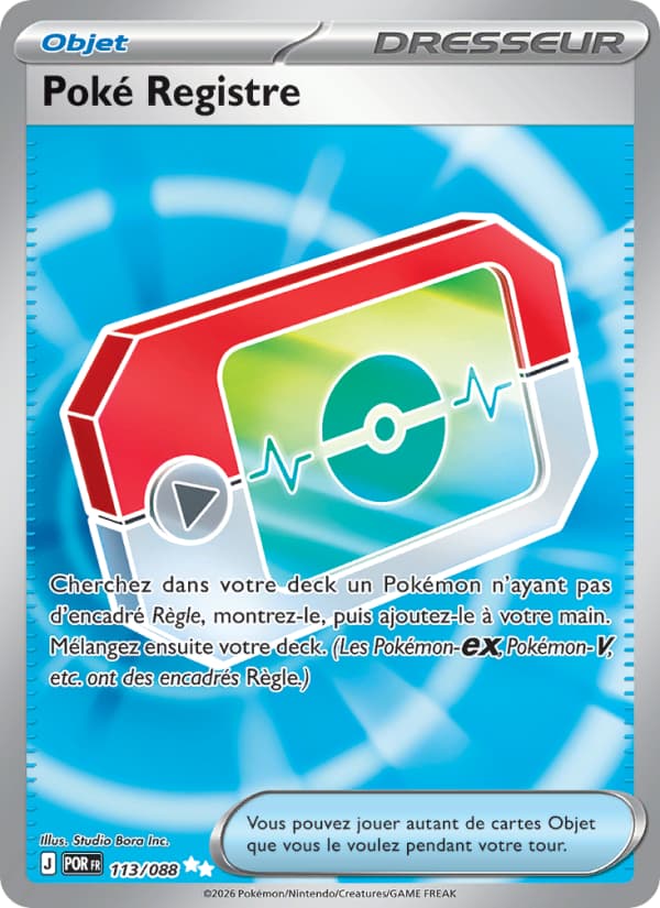 Poké Registre 113 Méga-Évolution Équilibre Parfait ME03