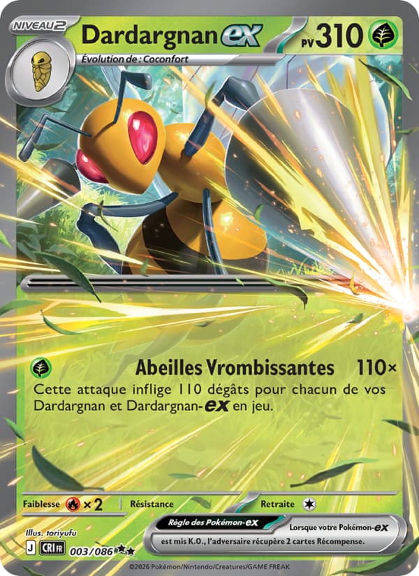 Dardargnan-ex 003 Méga-Évolution Chaos Ascendant ME04