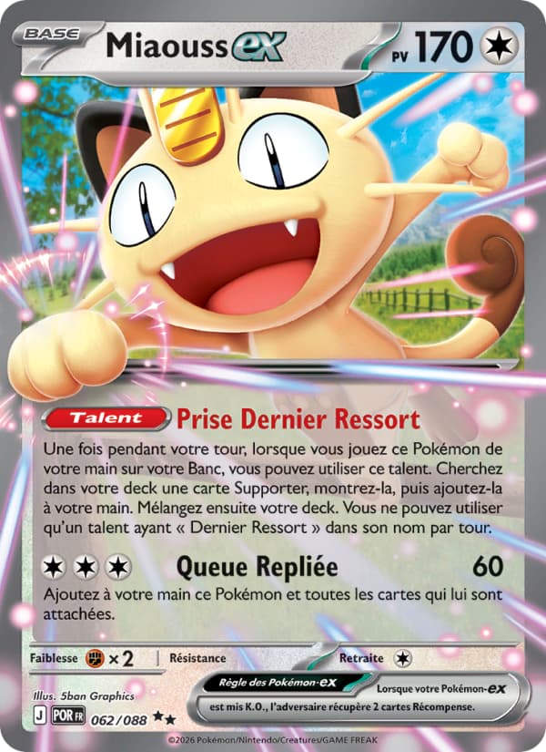 Miaouss-ex 062 Méga-Évolution Équilibre Parfait ME03