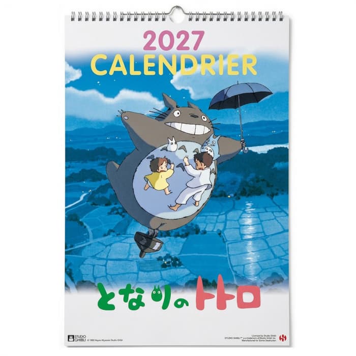 Ghibli - My Neighbor Totoro - Totoro Wandkalender 2027 - Franse Versie