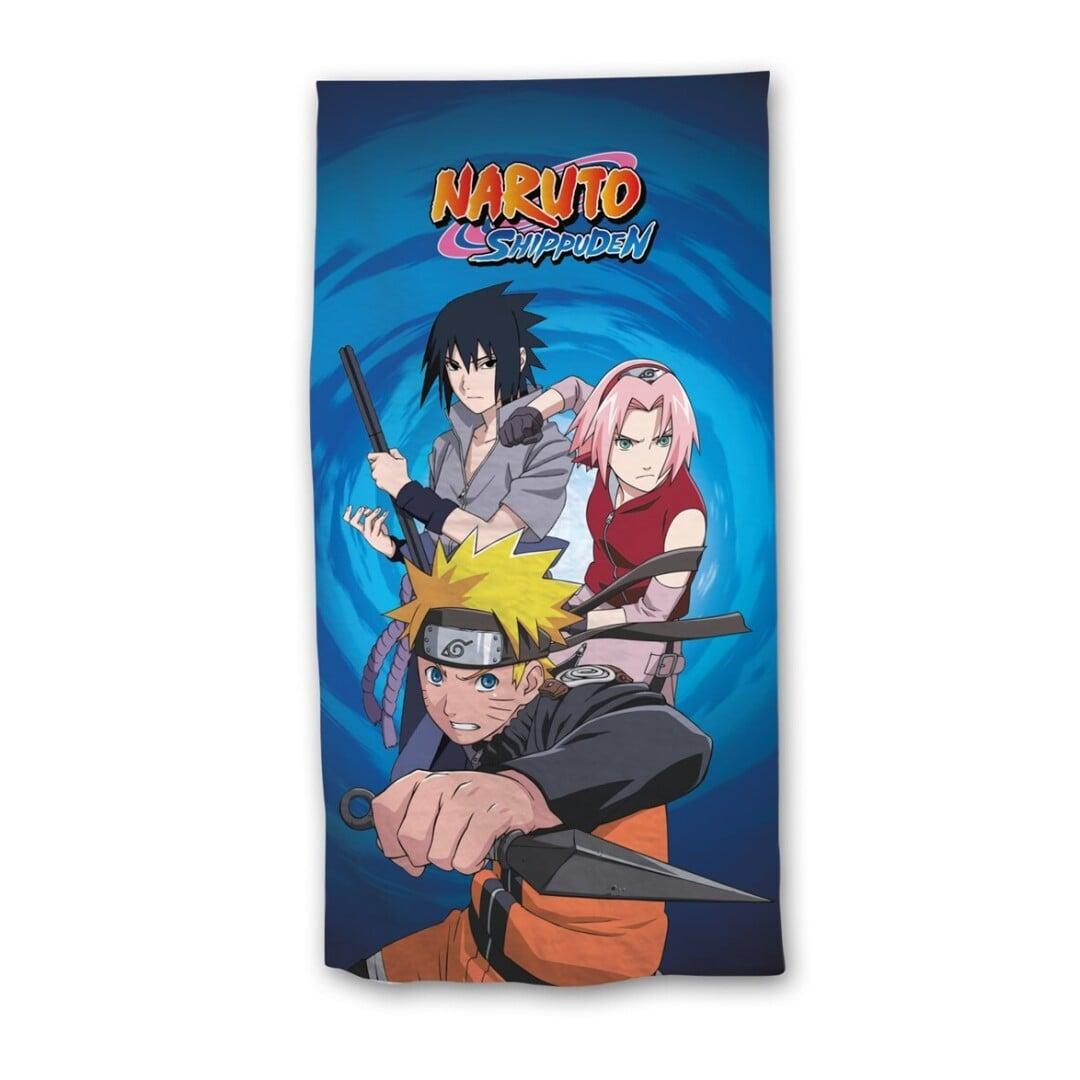 Naruto Shippûden - Serviette de plage en polyester \"Team 7\" (140x70cm)