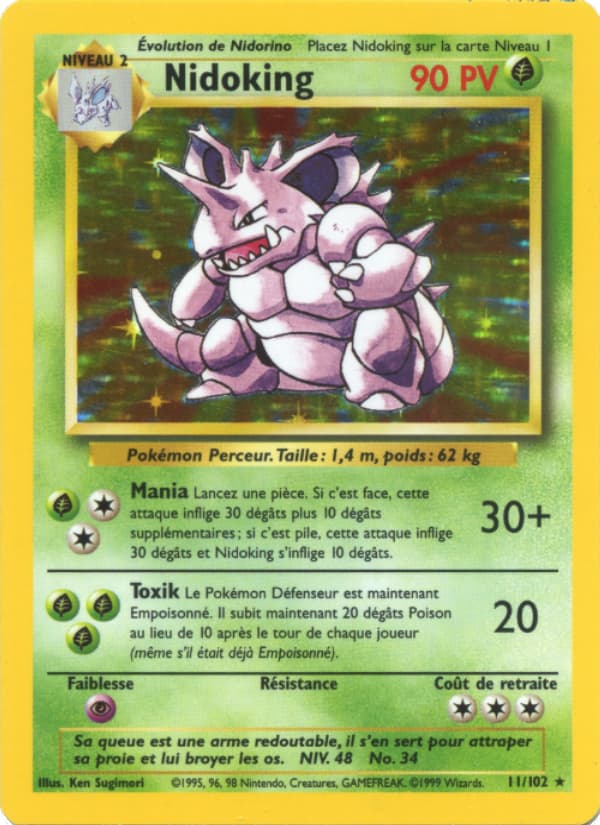 Nidoking 011 Wizards Set de Base