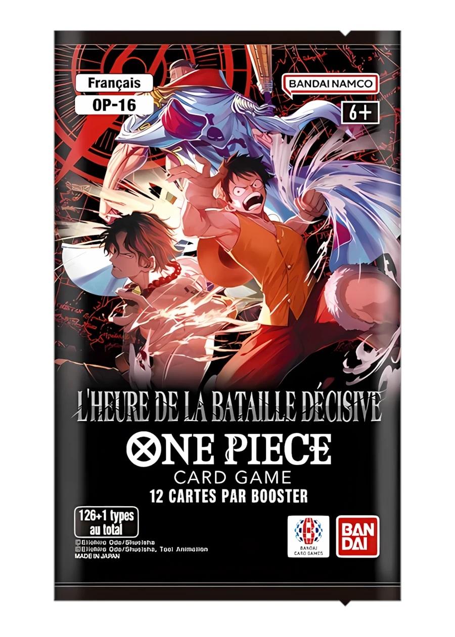 One Piece Card Game - Double pack de Booster sous blister OP-16 L\'Heure de la Bataille - FR
