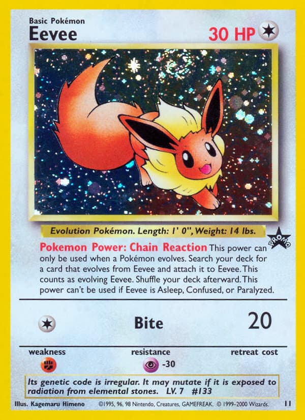 Eevee 011 Base Wizards Black Star Promos EN