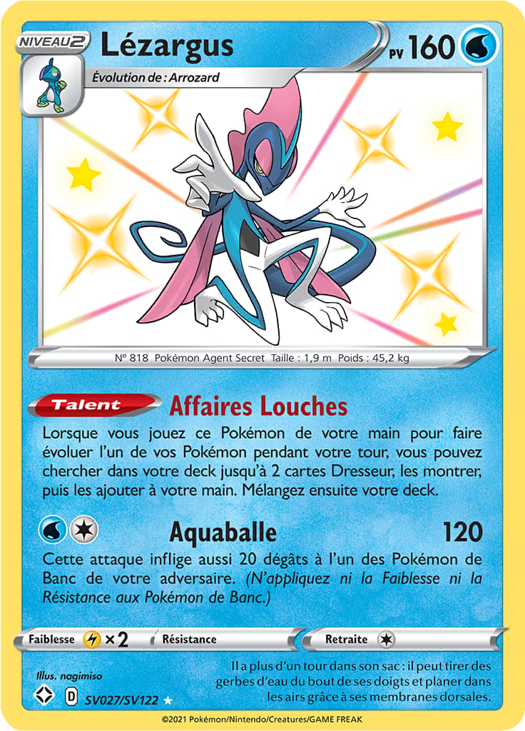 Lézargus SV027 Épée & Bouclier Destinées Radieuses EB045