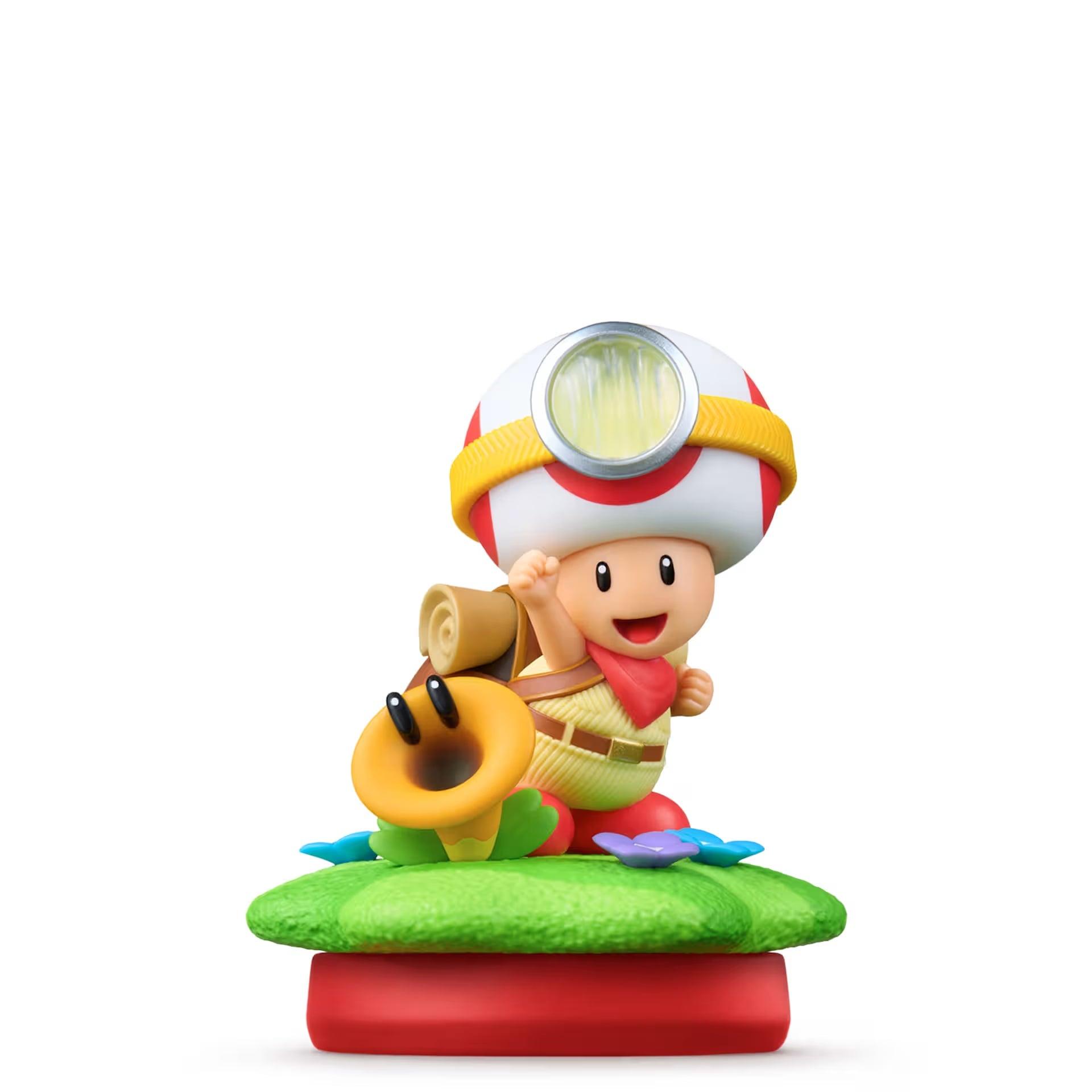 Amiibo Capitaine Toad et Fleur Cancan - Super Mario Bros. Wonder Collection