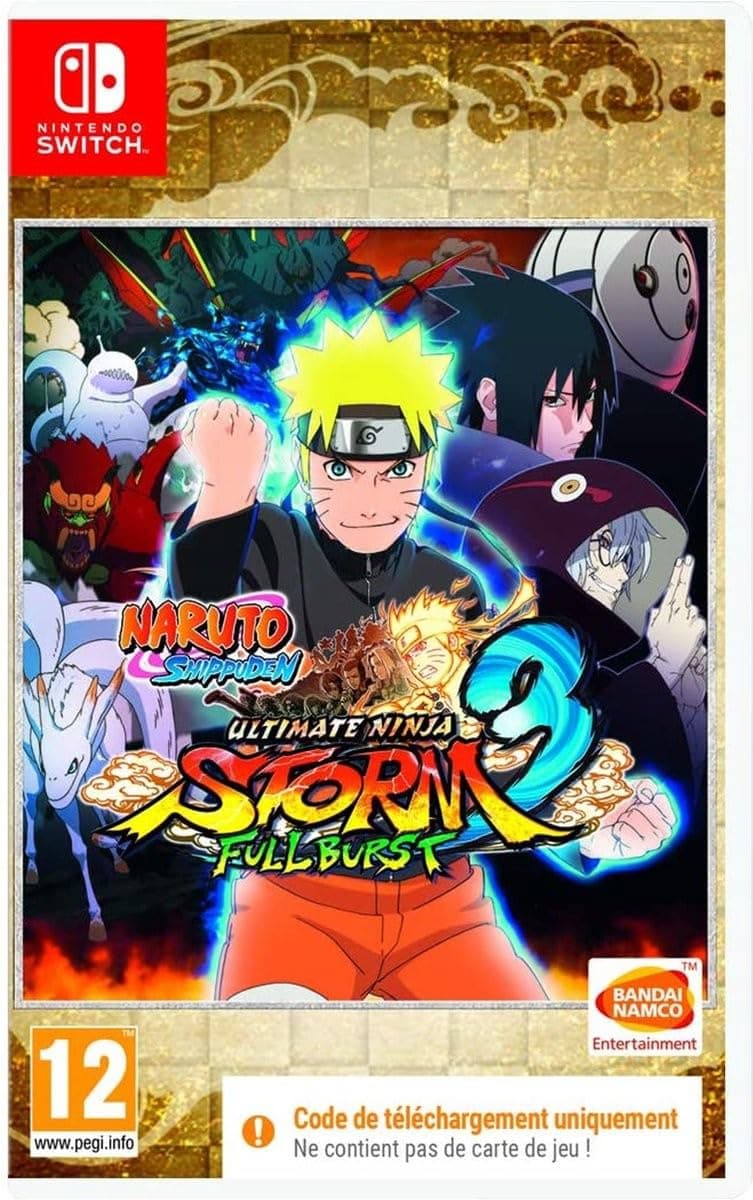 Naruto Shippuden Ultimate Ninja Storm 3 Full Burst (Code-in-a-box) - Version Nintendo Switch