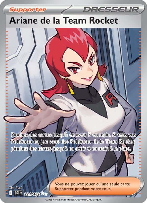 Ariane de la Team Rocket 224 Ecarlate & Violet Rivalités Destinées EV10