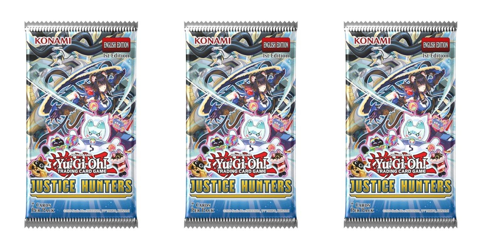 Yu-Gi-Oh! JCC - Pack de 3 Boosters Justice Hunters (Blister cartonné) - FR
