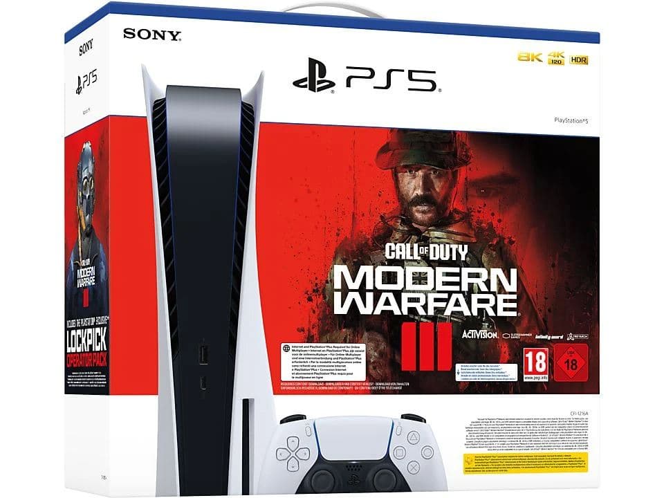 PlayStation 5 White + Call of Duty: Modern Warfare III