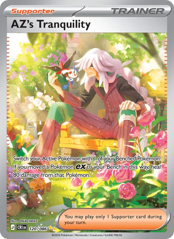 AZ's Tranquility 120 Mega Evolution Chaos Rising EN