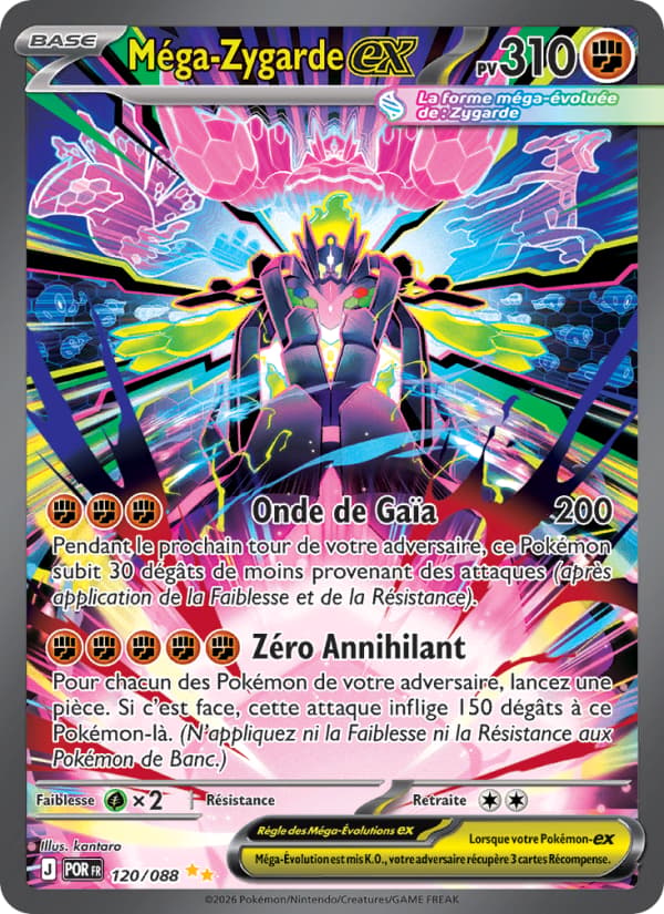 MEGA ZYGARDE EX 120 EQUILIBRE PARFAIT ME03