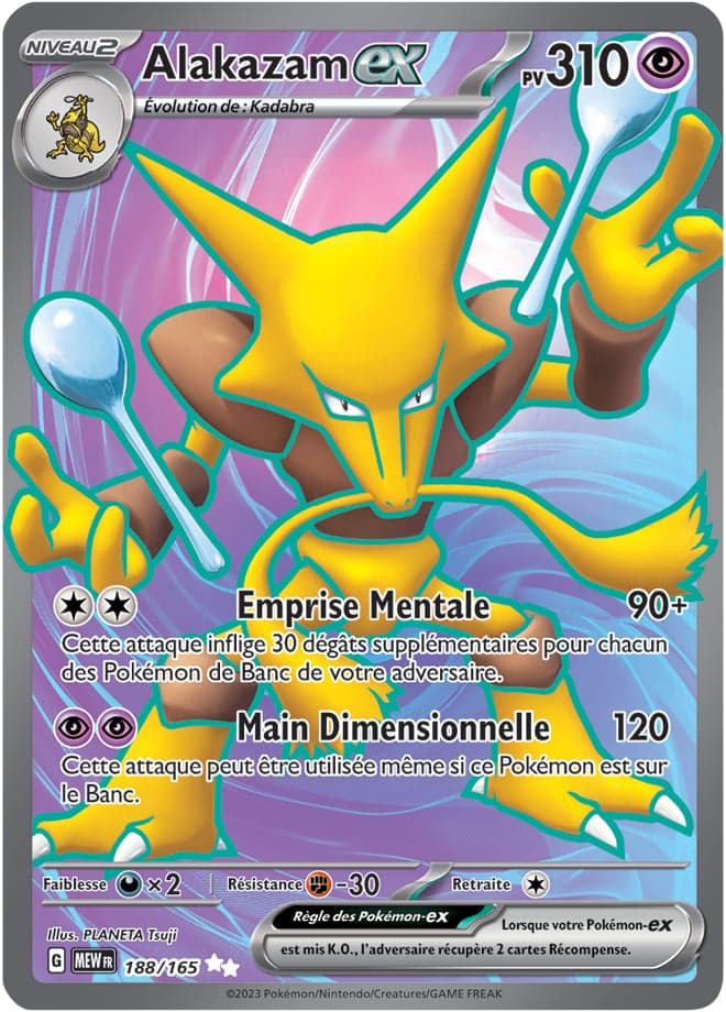 Alakazam ex 188 Ecarlate & Violet 151 EV035