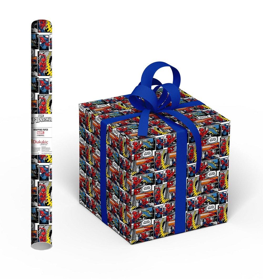 Marvel - Papier cadeau \"Spider-Man/Avengers\" 70cm x 200cm