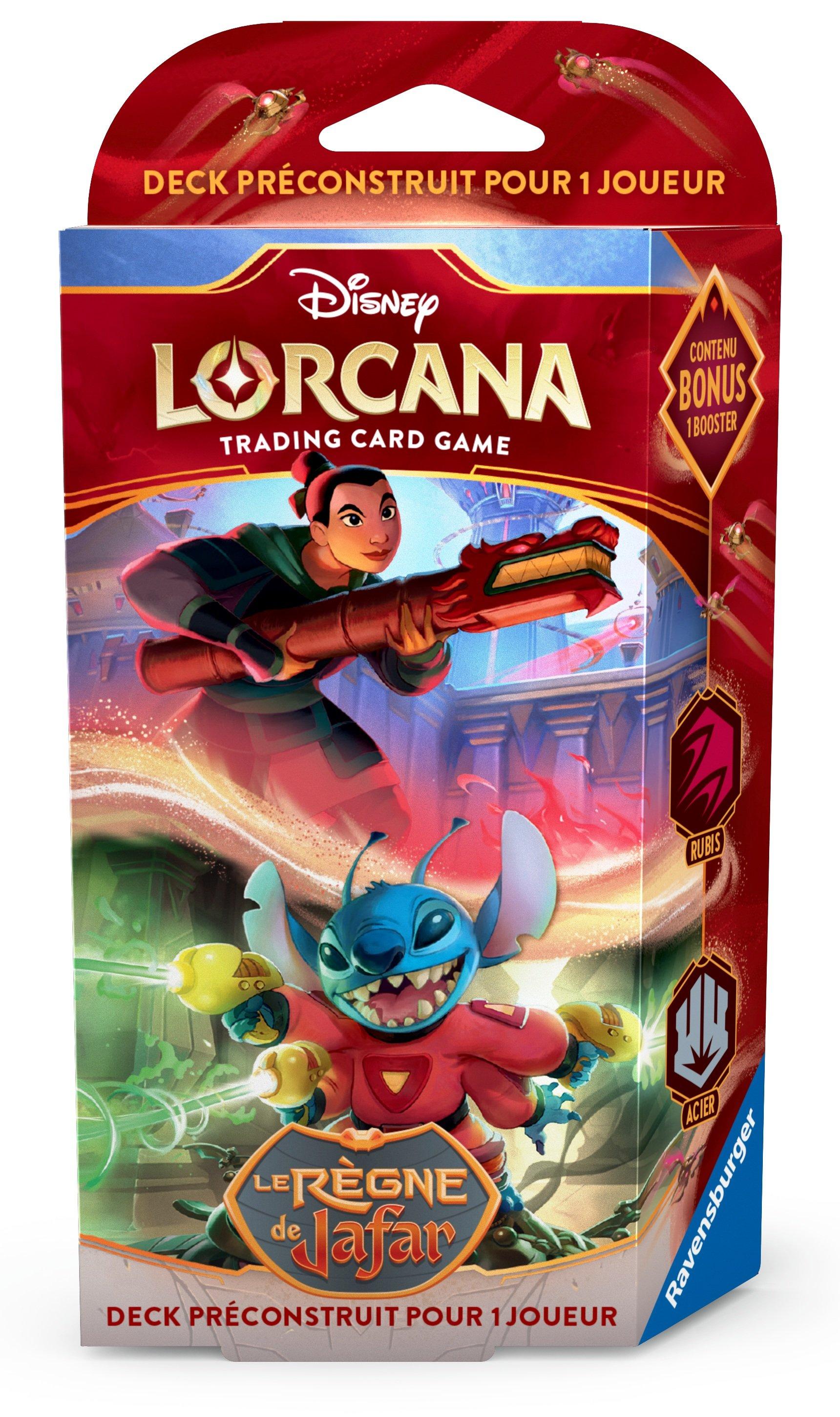 Disney Lorcana JCC : Le Règne de Jafar - Deck de démarrage Mulan et Stitch - FR