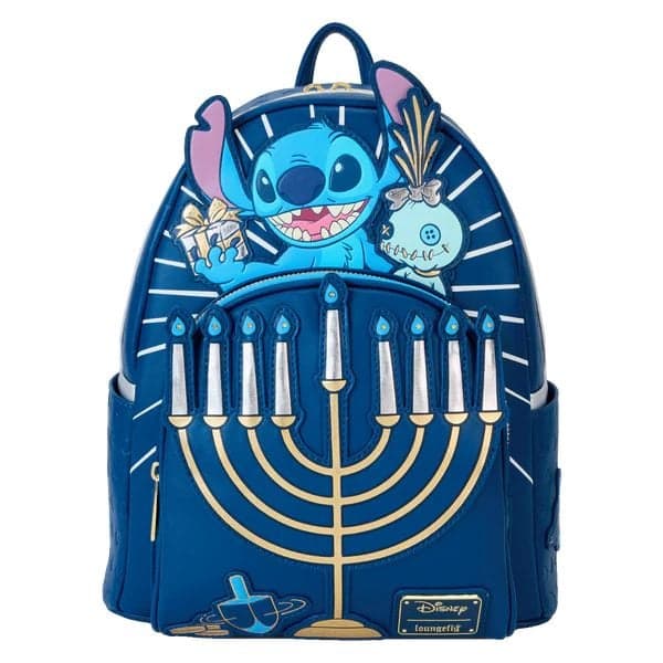 Loungefly: Disney - Lilo & Stitch - Light-Up Menorah Sticth Mini Backpack