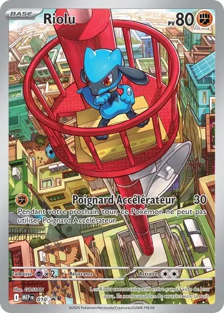 Riolu 010 Méga-Évolution MEP Black Star Promos