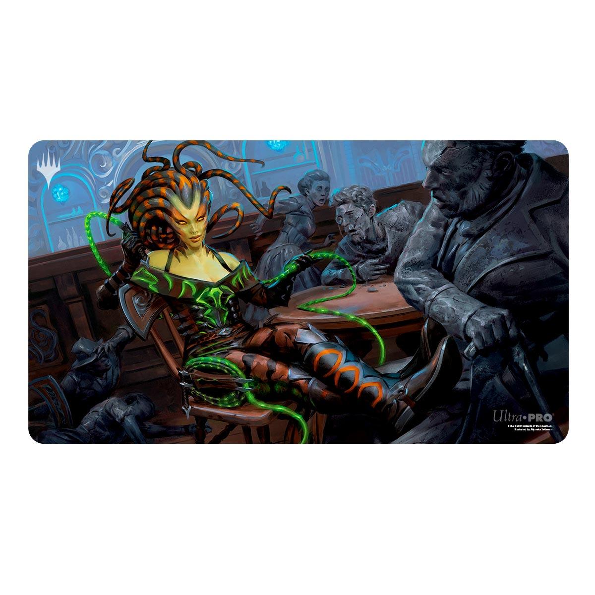 Ultra Pro - Magic - The Gathering - Outlaws of Thunder Junction - Tapis de jeu Vraska, la Silencieuse (60 x 34 cm)