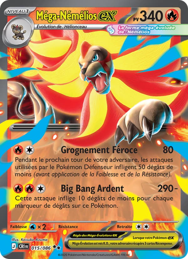 Méga-Némélios-ex 015 Méga-Évolution Chaos Ascendant ME04