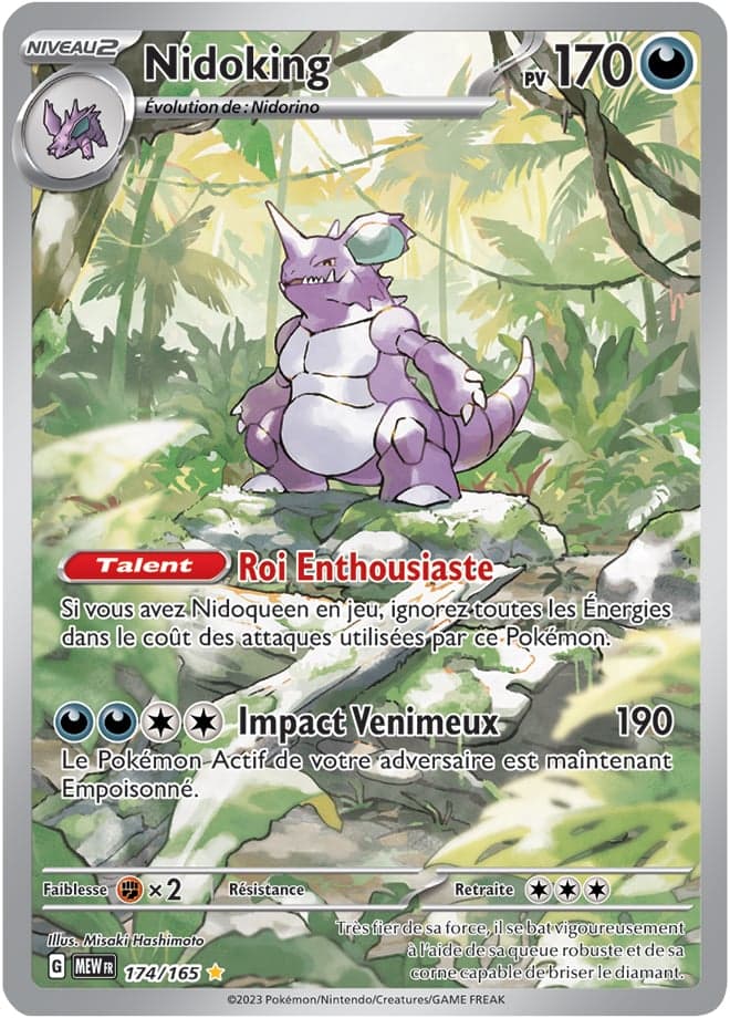 Nidoking 174 Ecarlate & Violet 151 EV035