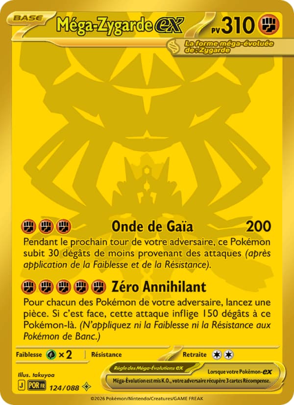 Méga-Zygarde-ex 124 Méga-Évolution Équilibre Parfait ME03