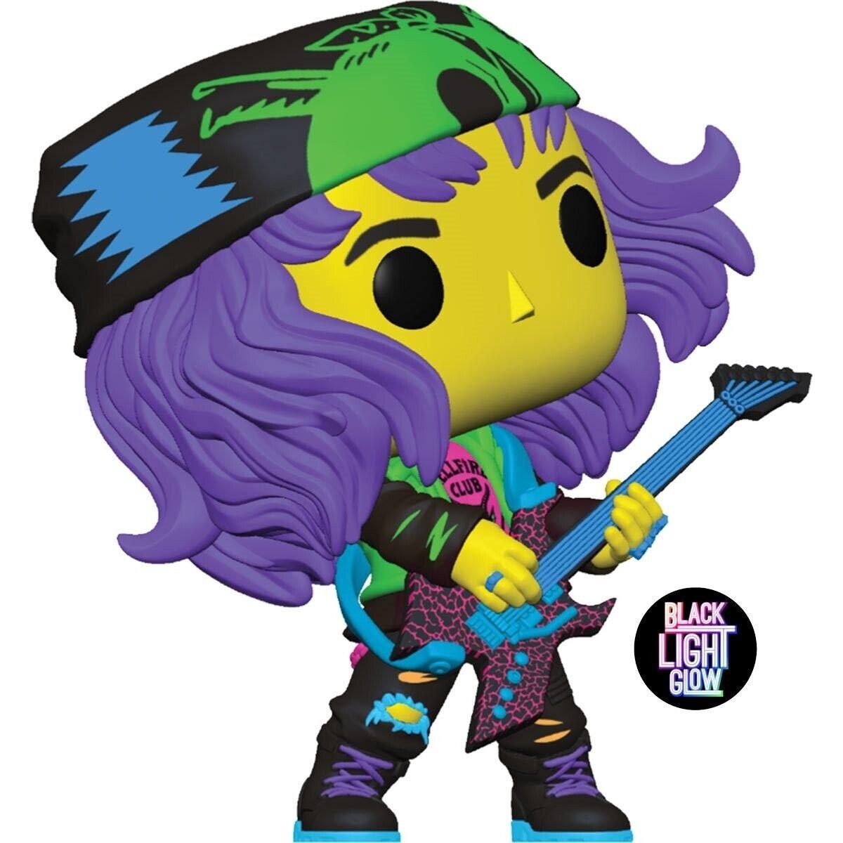 Funko Pop! Television: Stranger Things - Eddie (with Guitar) (Blacklight) - Special Edition