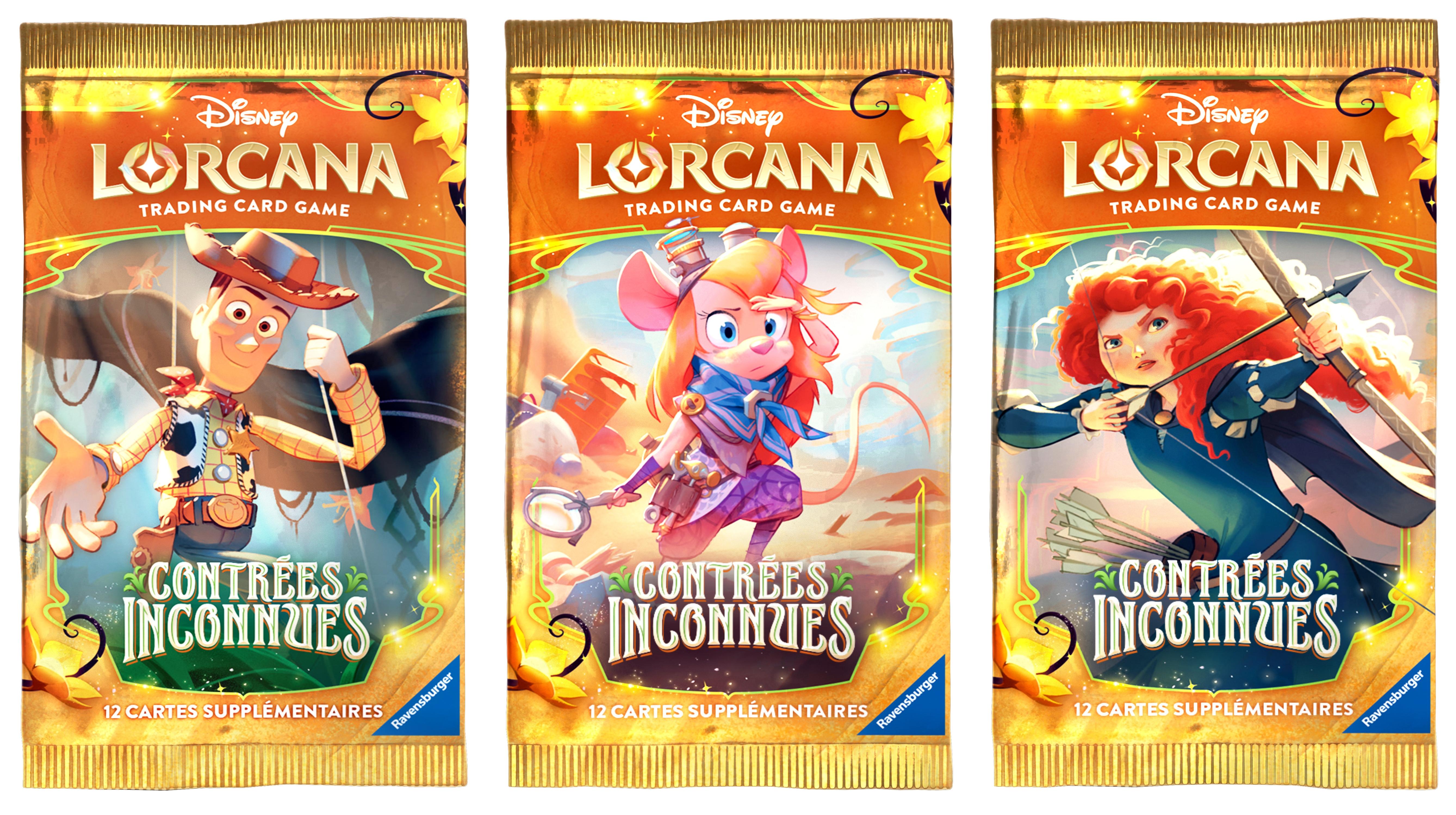 Disney Lorcana JCC : Contrées Inconnues - Booster (1x Booster aléatoire) - FR