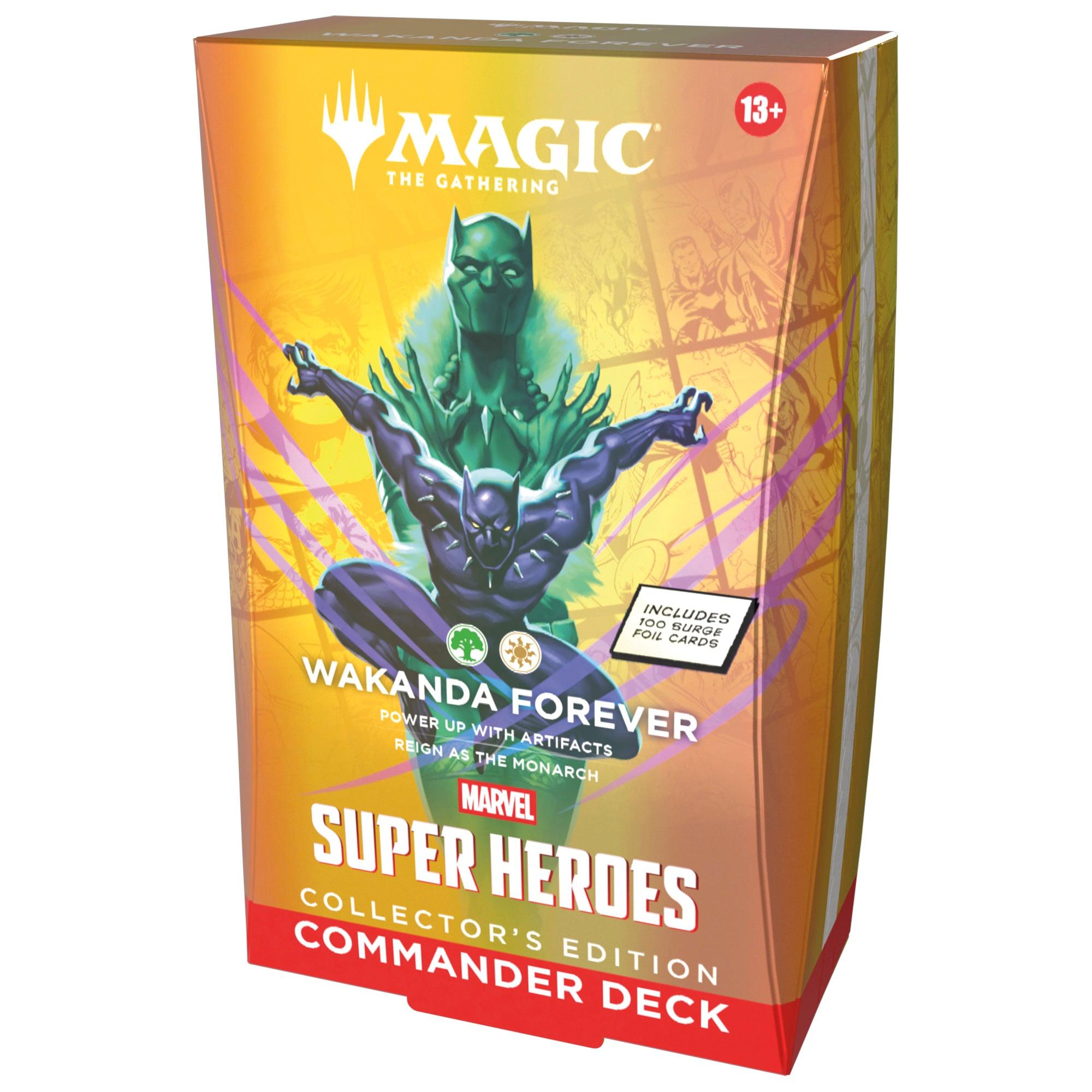 Magic: The Gathering - Marvel Super Heroes Collector\'s Edition Commander Deck - Wakanda Forever - UK