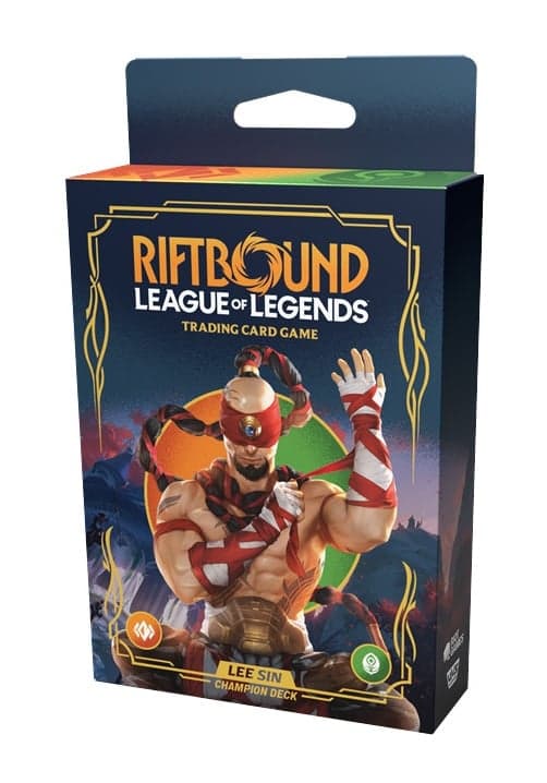 Riftbound: League of Legends TCG - Set One: Origins Lee Sin Champion Deck - UK Riftbound: League of Legends TCG - Set One: Origins Lee Sin Champion Deck - UK