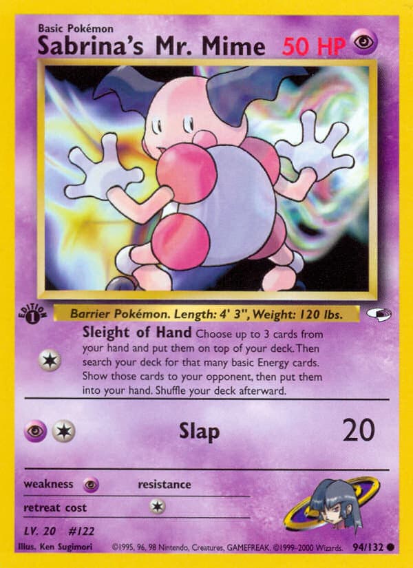 Sabrina's Mr. Mime 094 Gym Gym Heroes EN