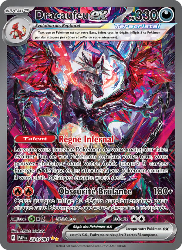 Dracaufeu 234 Ecarlate et violet Destinées de Paldea EV045