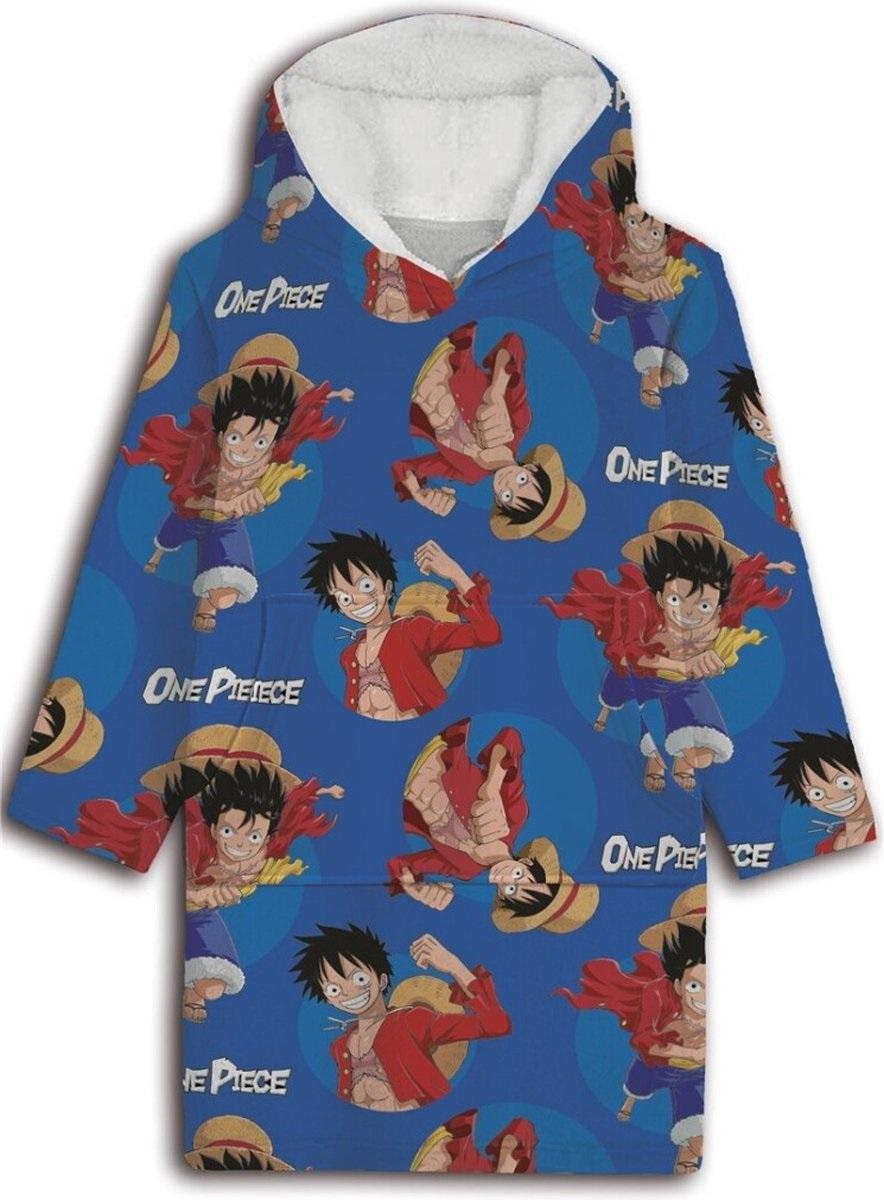 One Piece - Sweat Poncho en polaire Monkey D. Luffy (Adult Size