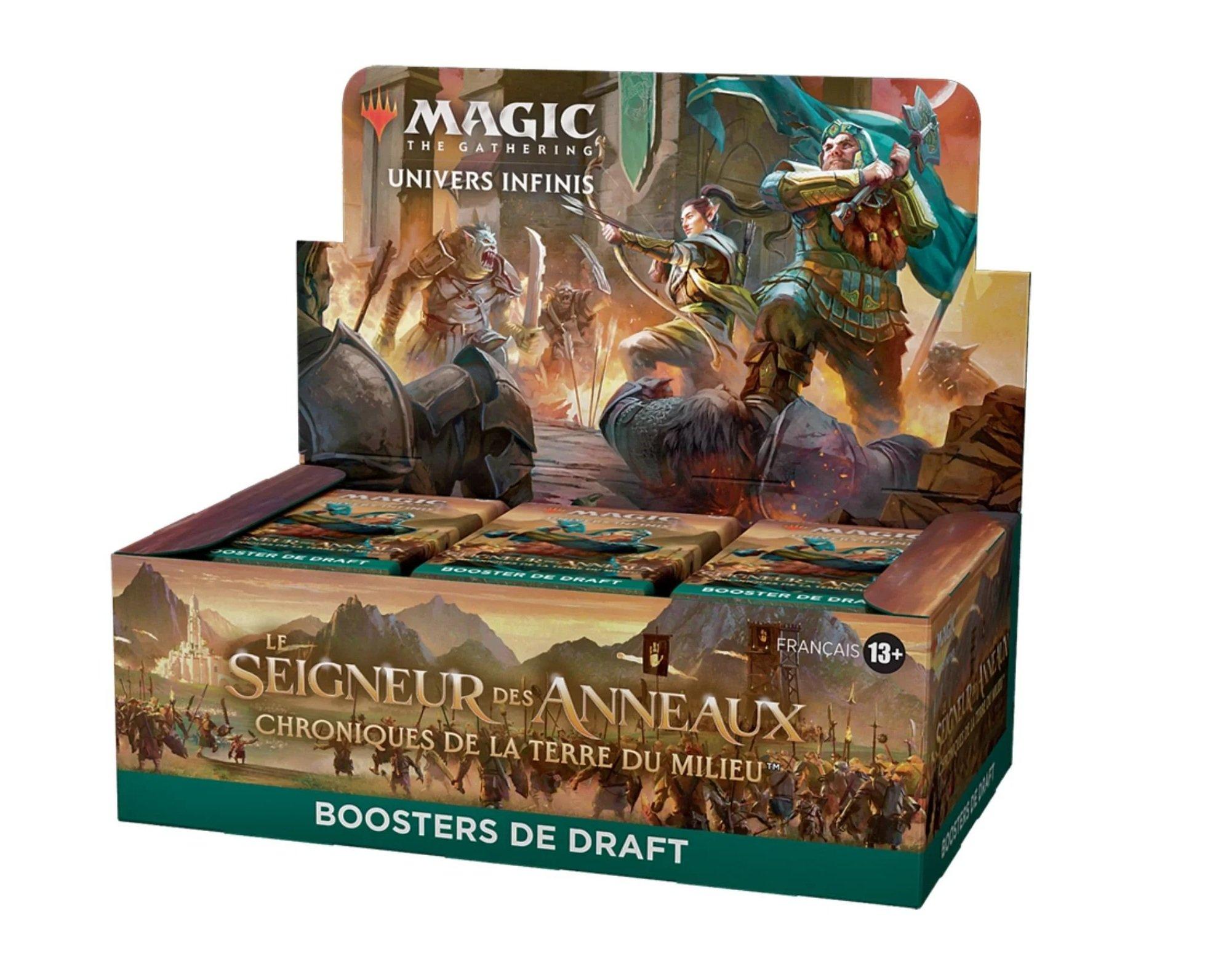 Magic: The Gathering -  Display de Boosters de Draft Le Seigneur des Anneaux : Chroniques de la Terre du Milieu (36 Boosters) - FR