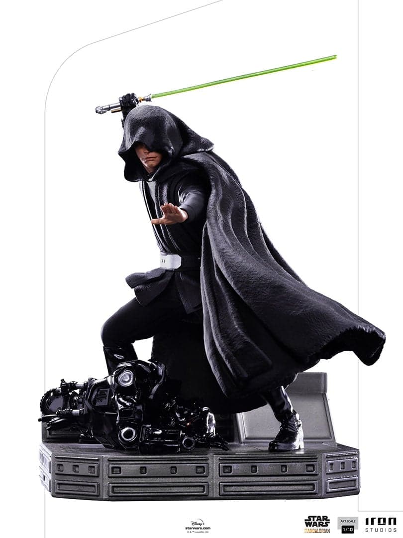Iron Studios - Arts Scale 1/10 - The Mandalorian - Luke Skywalker (Combar Version) Statue 24cm