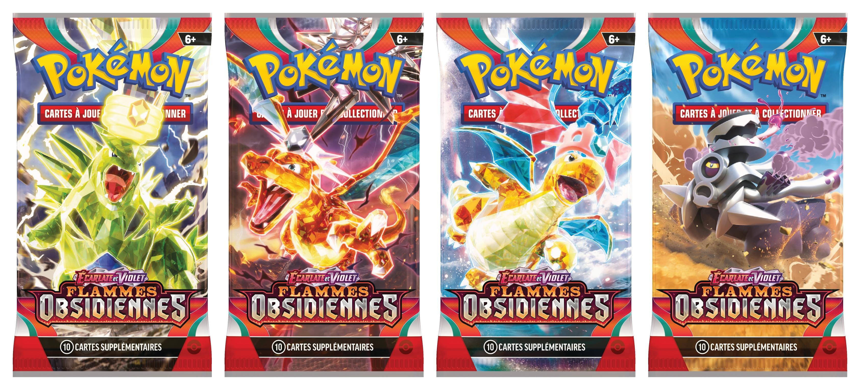 Pokémon JCC - Écarlate et Violet - Pack de Booster Flammes Obsidiennes