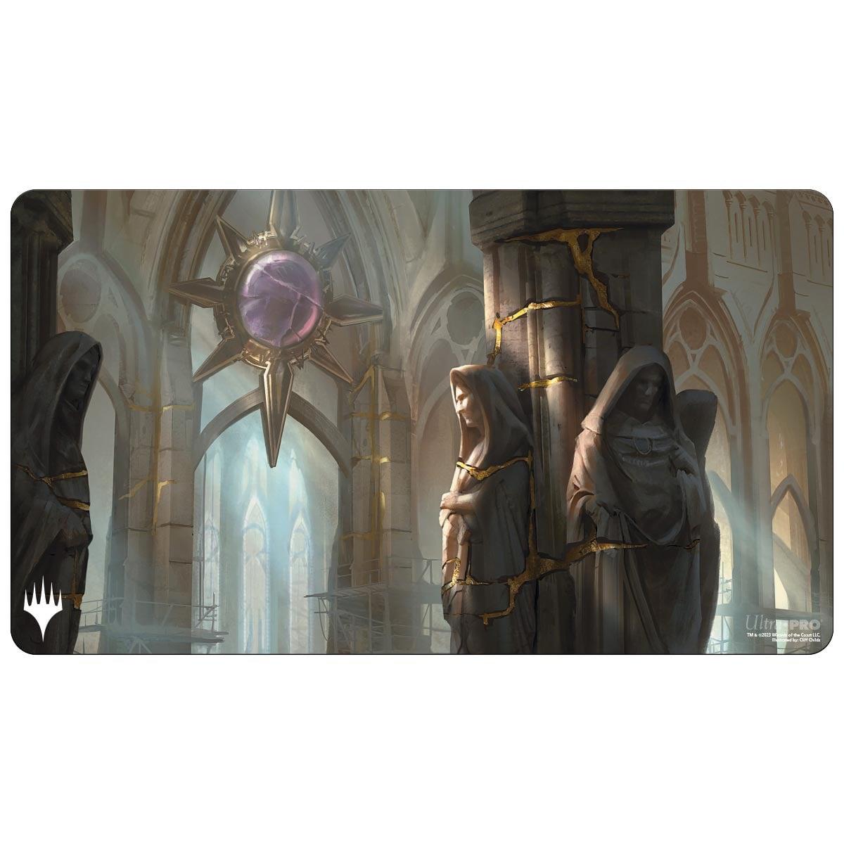 Ultra Pro - Magic - The Gathering - Ravnica Remastered - Tapis de jeu Syndicat d\'Orzhov Sanctuaire sans Dieu (60 x 34 cm)