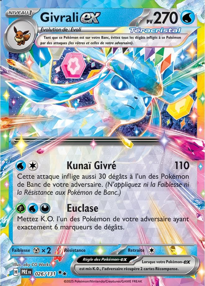 Givrali ex 026 Ecarlate & Violet Evolutions Prismatiques EV085